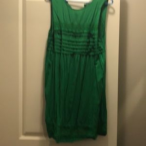 Max Studio green tank dress